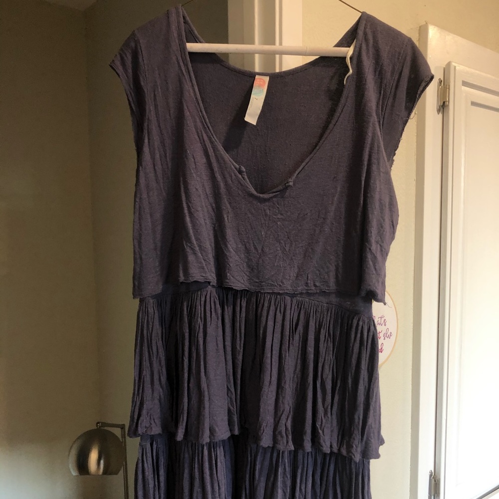FREE PEOPLE ruffled dress Women’s Size Small